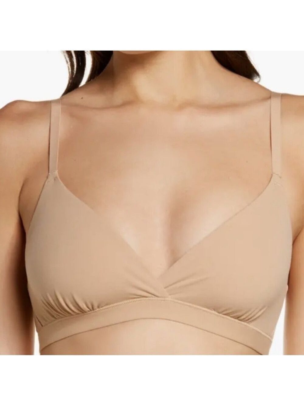 Skims Womens Nude Triangle Bralette in Nude